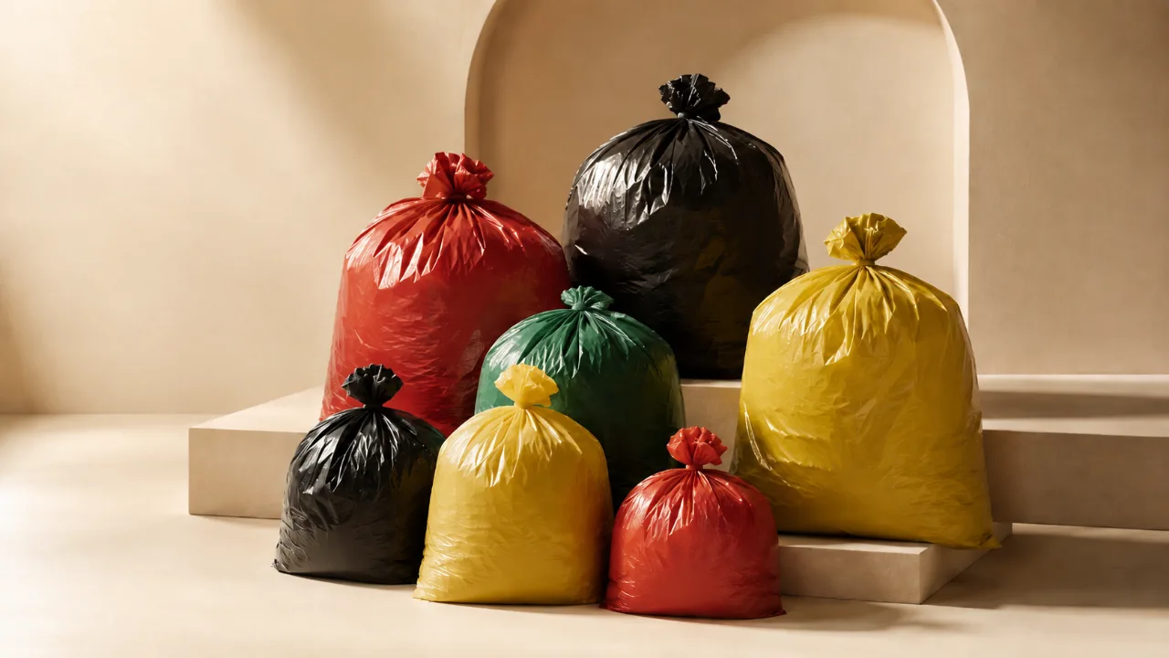 Bolsas hospitalarias recicladas